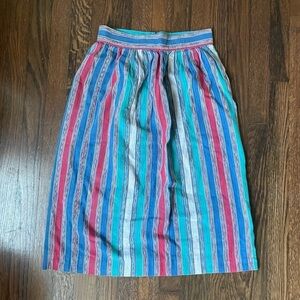 Vintage striped skirt